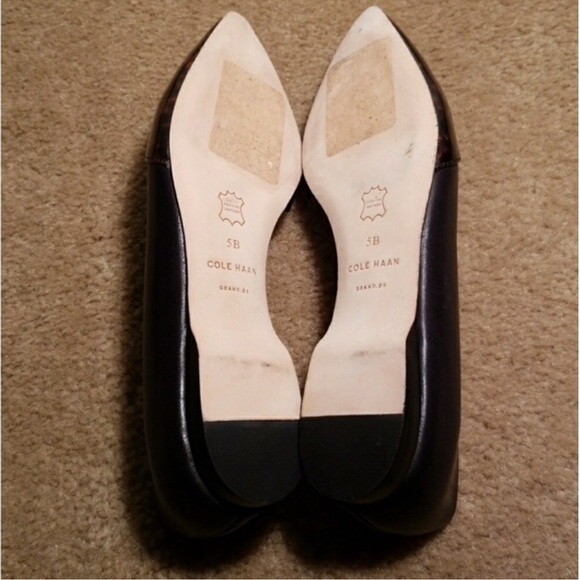 cole haan leopard print flats